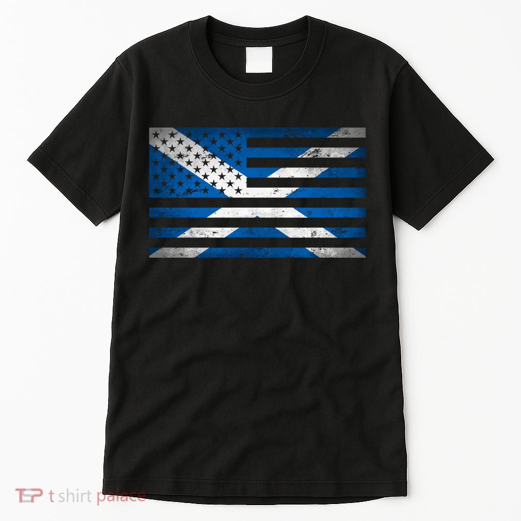 Scottish American Flag Tall T-Shirt