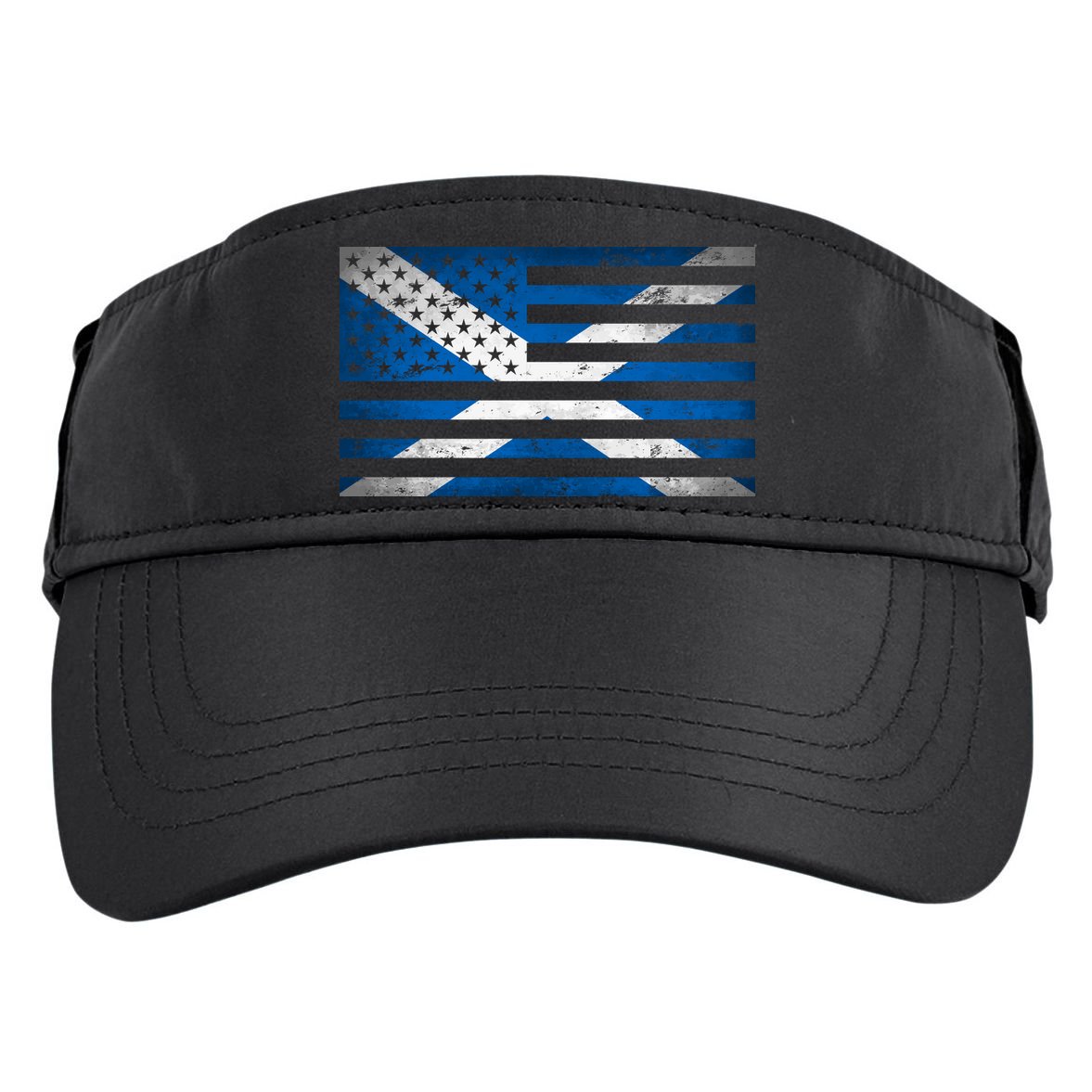 Scottish American Flag Adult Drive Performance Visor