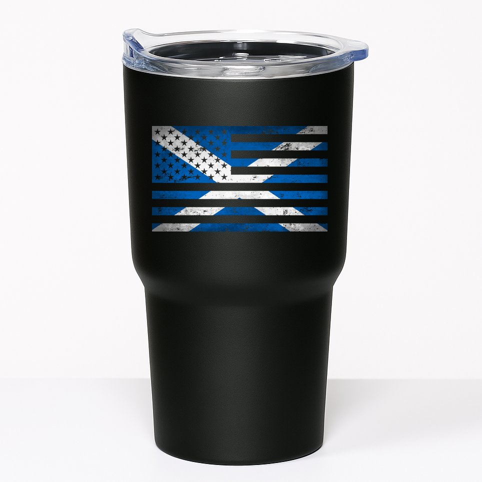 Scottish American Flag Tumbler