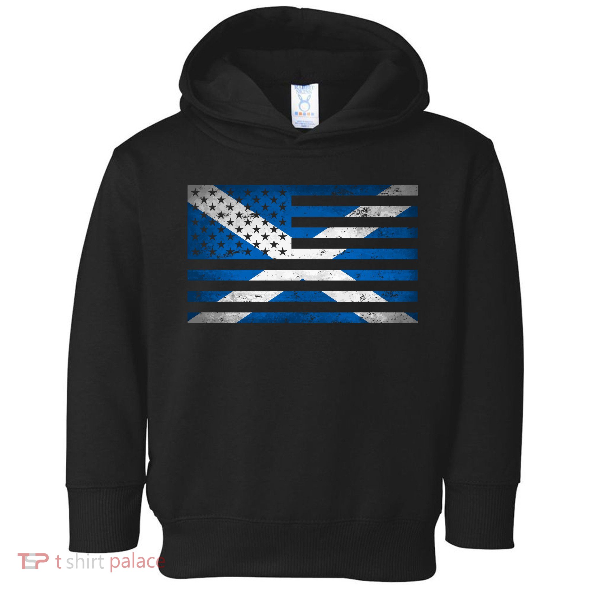 Scottish American Flag Toddler Hoodie