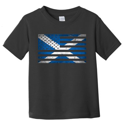 Scottish American Flag Toddler T-Shirt