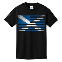 Scottish American Flag Kids T-Shirt