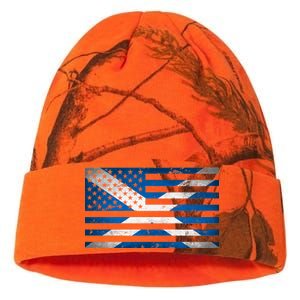 Scottish American Flag Kati Licensed 12" Camo Beanie