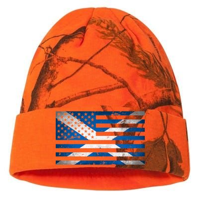 Scottish American Flag Kati Licensed 12" Camo Beanie