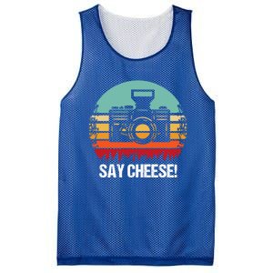 Say Cheese! Photographer Gift Mesh Reversible Basketball Jersey Tank