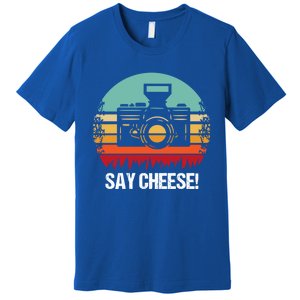 Say Cheese! Photographer Gift Premium T-Shirt