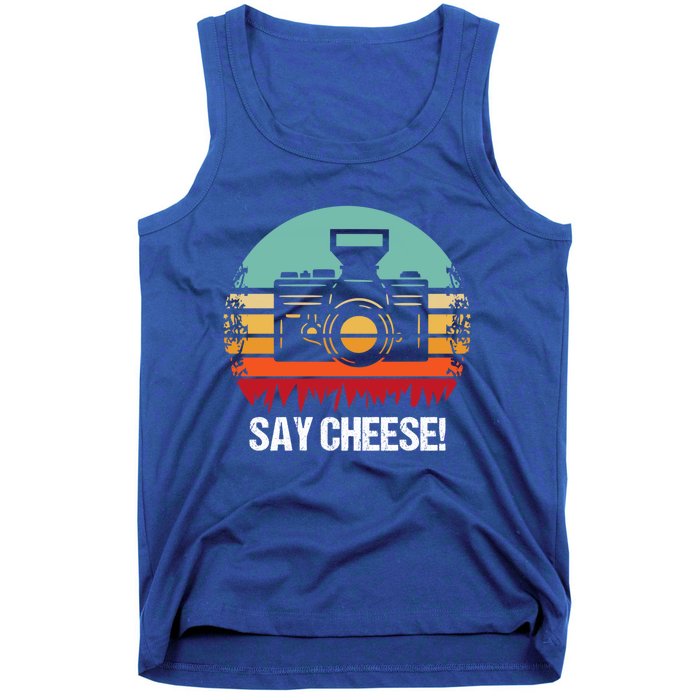 Say Cheese! Photographer Gift Tank Top