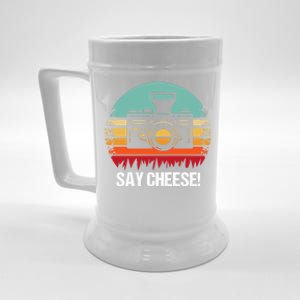 Say Cheese! Photographer Gift Beer Stein