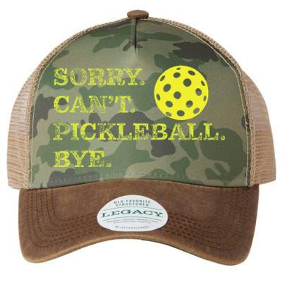 Sorry CanT Pickleball Bye Funny Player Dink Legacy Tie Dye Trucker Hat