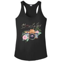 Storyteller Camera Photography Photographer Cameraman Ideas Ladies PosiCharge Competitor Racerback Tank