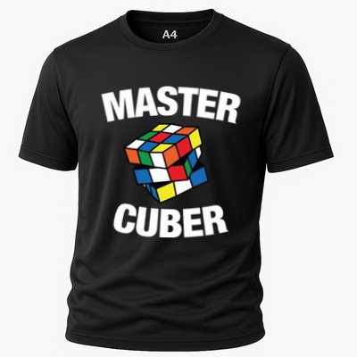 Speed Cubing Puzzle Master Cuber Cube Meaningful Gift Cooling Performance Crew T-Shirt