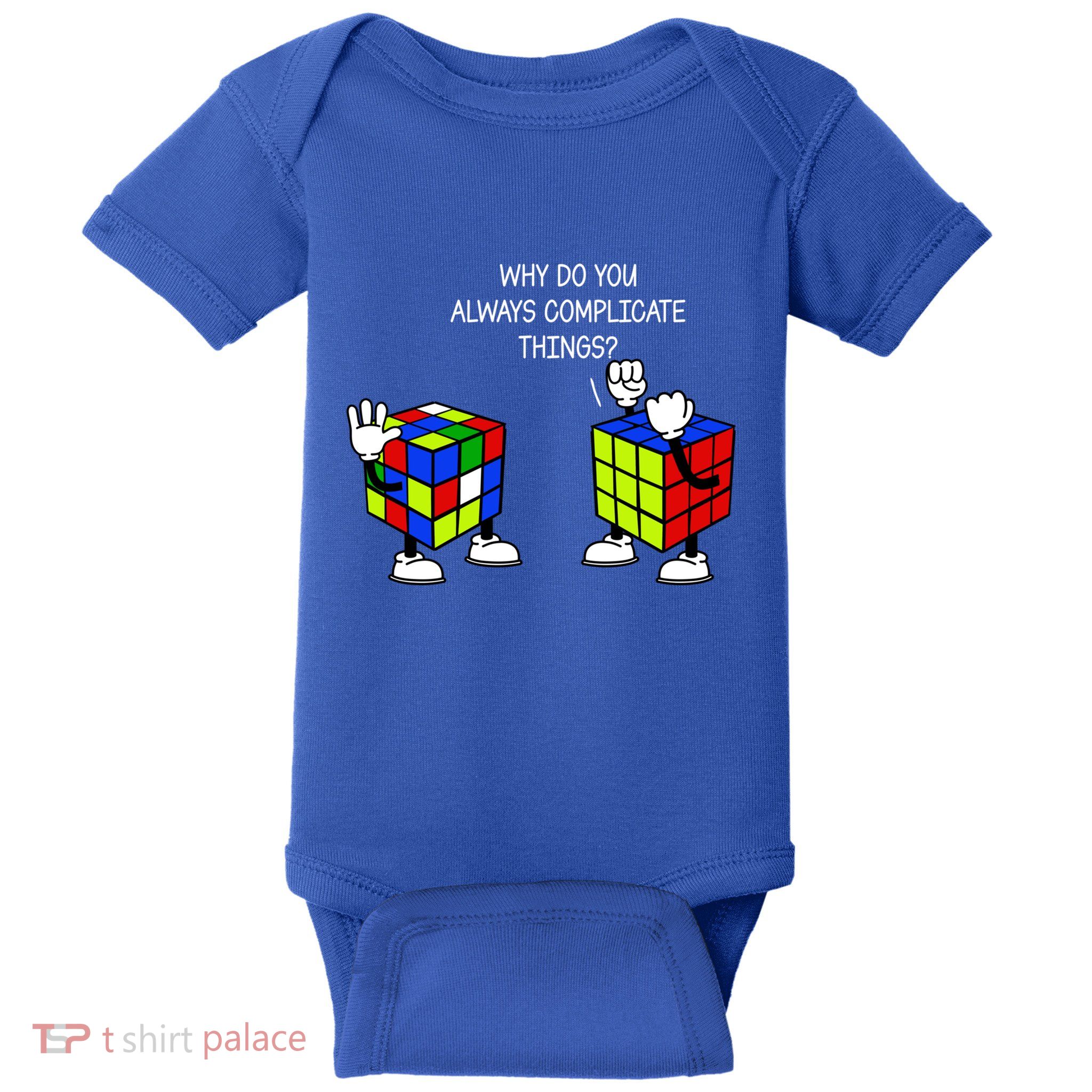Speedcube Competitive Puzzle Math Lover Gift Baby Bodysuit