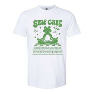 Self Care Positive Aesthetic Self Love Softstyle CVC T-Shirt