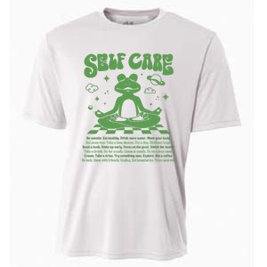 Self Care Positive Aesthetic Self Love Cooling Performance Crew T-Shirt