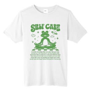 Self Care Positive Aesthetic Self Love Tall Fusion ChromaSoft Performance T-Shirt