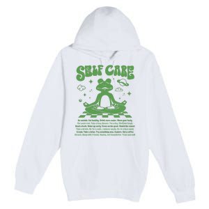 Self Care Positive Aesthetic Self Love Premium Pullover Hoodie