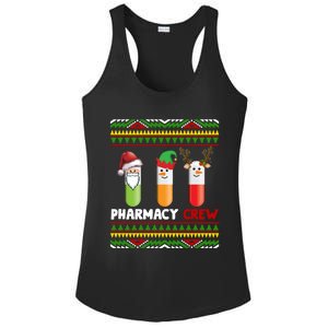 Santa Claus Pharmacy Crew Christmas Pills Snow Reindeer Gift Ladies PosiCharge Competitor Racerback Tank