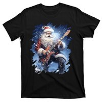 Santa Claus Playing Guitar T-Shirt