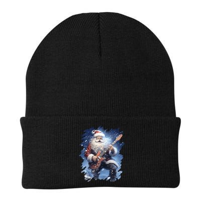 Santa Claus Playing Guitar Beanie