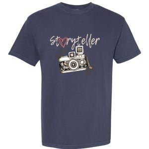 Storyteller Camera Photography Photographer Cool Garment-Dyed Heavyweight T-Shirt