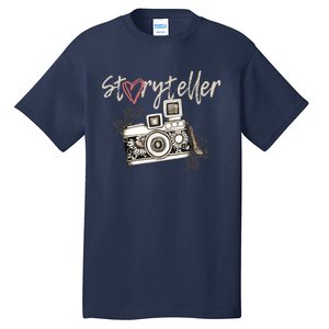 Storyteller Camera Photography Photographer Cool Tall T-Shirt