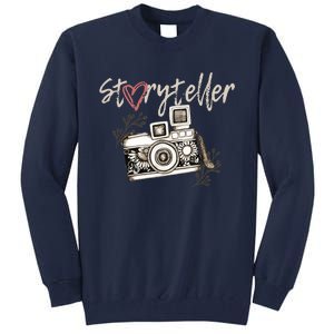 Storyteller Camera Photography Photographer Cool Tall Sweatshirt