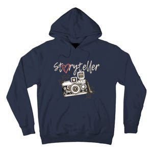 Storyteller Camera Photography Photographer Cool Tall Hoodie