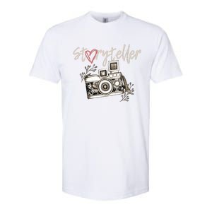 Storyteller Camera Photography Photographer Cool Softstyle CVC T-Shirt