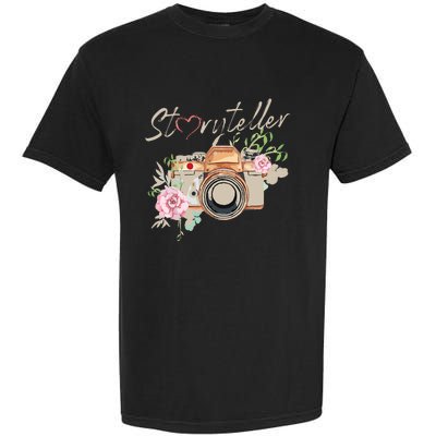 Storyteller Camera Photography Photographer Cameraman Ideas Garment-Dyed Heavyweight T-Shirt