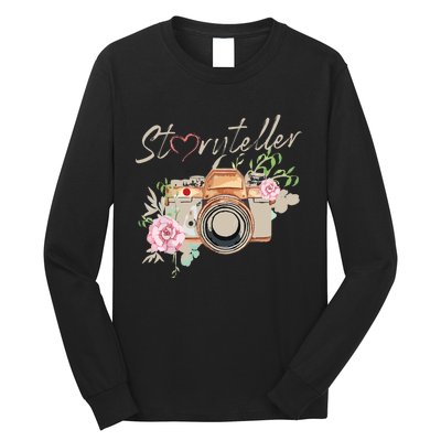 Storyteller Camera Photography Photographer Cameraman Ideas Long Sleeve Shirt