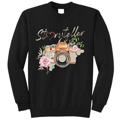 Storyteller Camera Photography Photographer Cameraman Ideas Sweatshirt