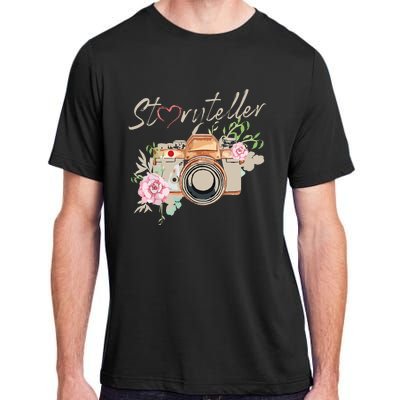 Storyteller Camera Photography Photographer Cameraman Ideas Adult ChromaSoft Performance T-Shirt