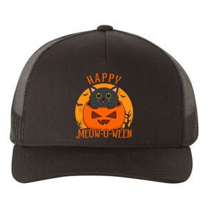 Spooky Cat Party Costume for a Meowoween Celebration Yupoong Adult 5-Panel Trucker Hat