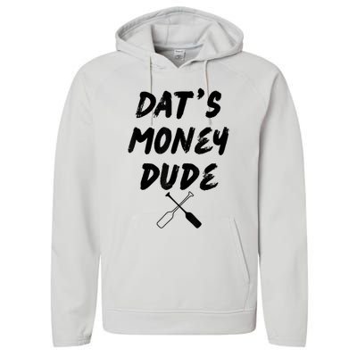 Stale Cracker Put That On A Cracka Dude That's Money Dude Performance Fleece Hoodie