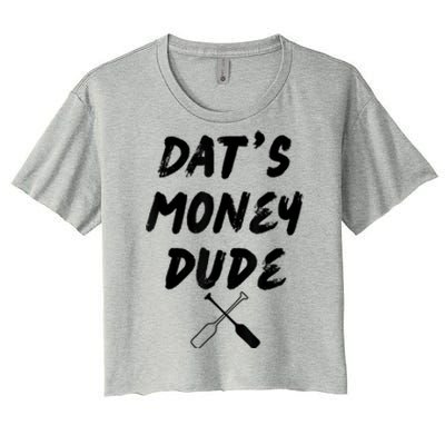 Stale Cracker Put That On A Cracka Dude That's Money Dude Women's Crop Top Tee