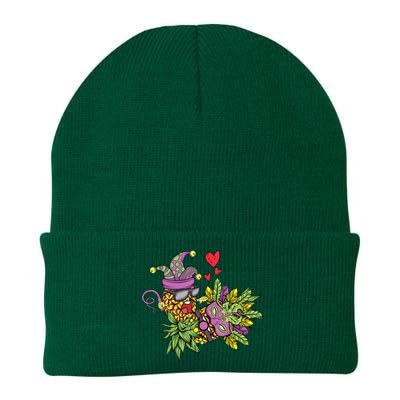 Swingers Couple Pineapples funny Mardi Gras Knit Cap Winter Beanie