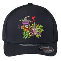 Swingers Couple Pineapples funny Mardi Gras Flexfit Unipanel Trucker Cap