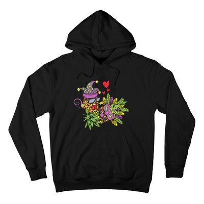 Swingers Couple Pineapples funny Mardi Gras Hoodie