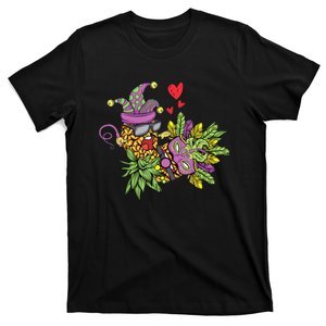 Swingers Couple Pineapples funny Mardi Gras T-Shirt