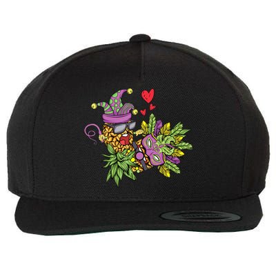 Swingers Couple Pineapples funny Mardi Gras Wool Snapback Cap