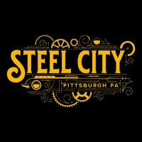 Steel City Pittsburgh Pennsylvania 412 Home Retro Impact Tech Backpack
