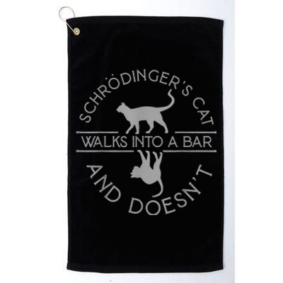 Schrodingers Cat Physics Platinum Collection Golf Towel