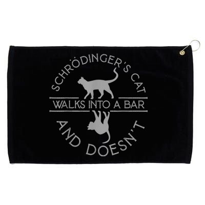 Schrodingers Cat Physics Grommeted Golf Towel