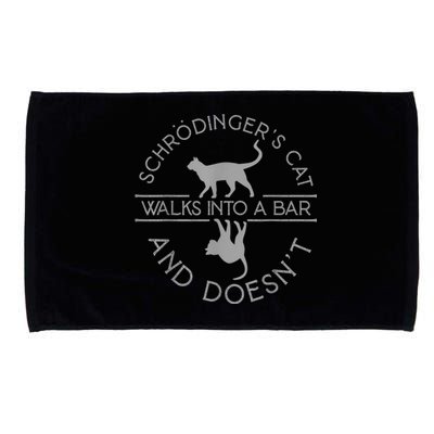 Schrodingers Cat Physics Microfiber Hand Towel