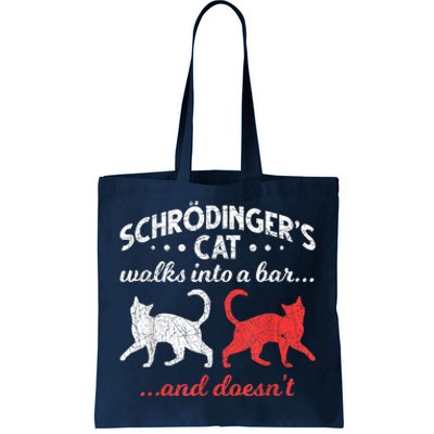 Schrodingers Cat Physics Tote Bag