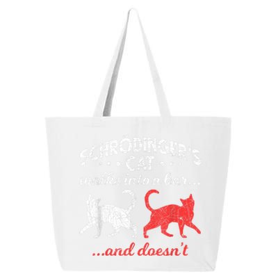 Schrodingers Cat Physics 25L Jumbo Tote