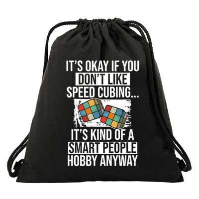 Speed Cubing Puzzle Cube Cuber Master Speed Cuber Humor Great Gift Drawstring Bag