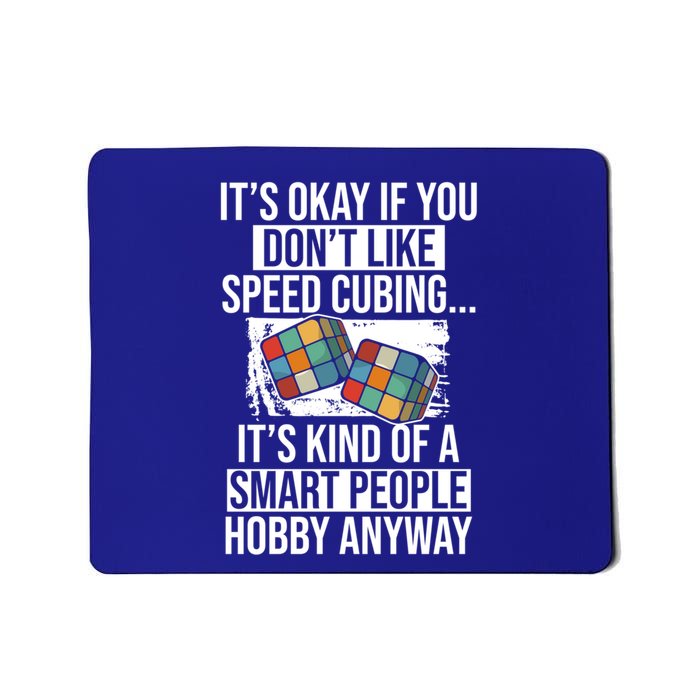 Speed Cubing Puzzle Cube Cuber Master Speed Cuber Humor Great Gift Mousepad