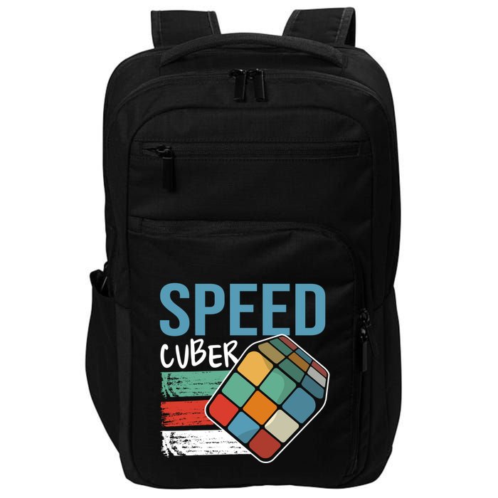 Speed Cubing Puzzle Cube Cuber Master Speed Cuber Math Gift Impact Tech Backpack