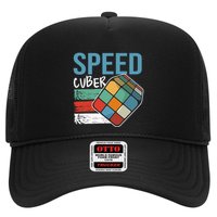 Speed Cubing Puzzle Cube Cuber Master Speed Cuber Math Gift Trucker Hat